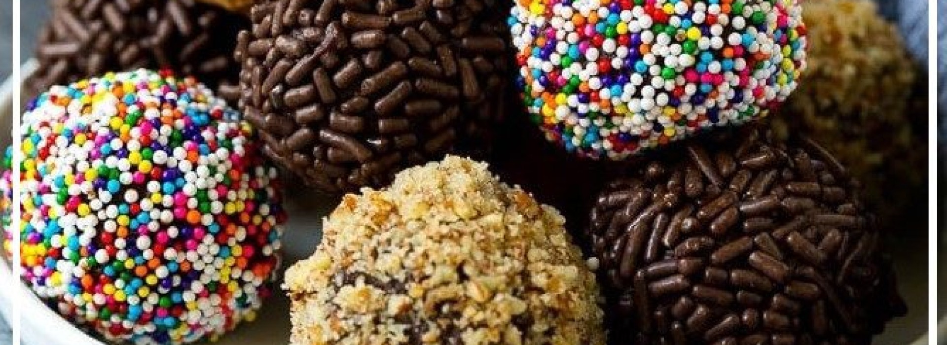 Prepare delicious and colorful chocolate balls, decorate a festive table with our sweets