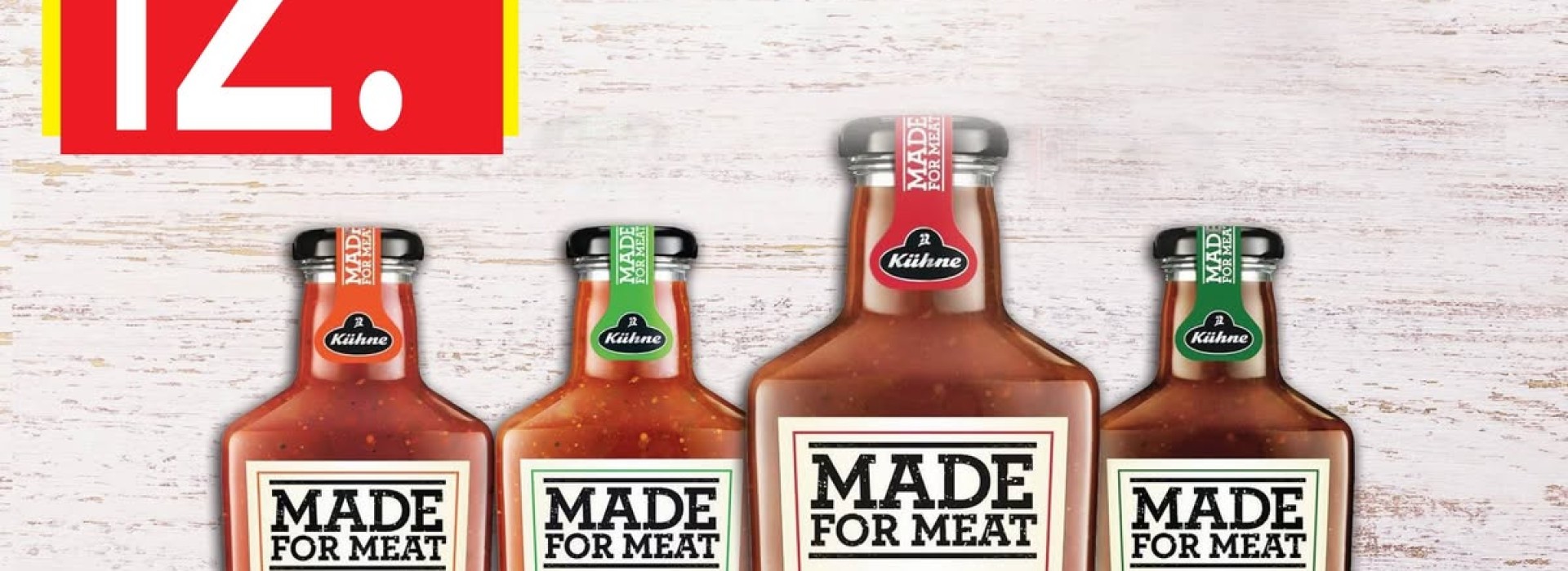 German premium sauces "KÜHNE - MADE FOR MEAT" in Fresco