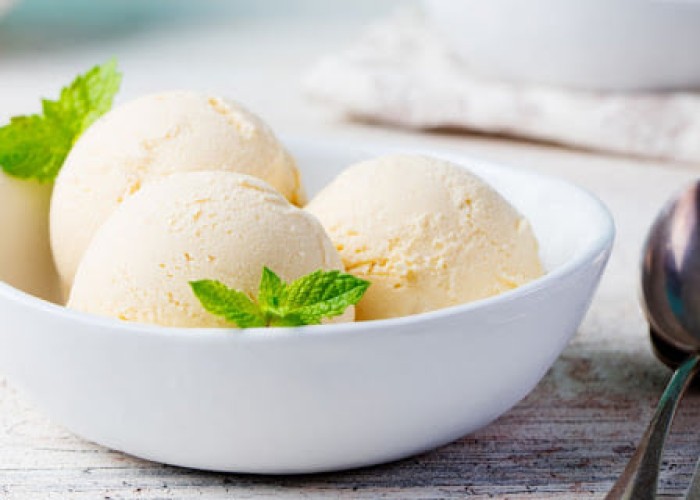 Prepare vanilla ice cream at home